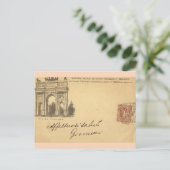 Carte Postale Vintage Milan, Hotel Roma 1901 (Debout devant)