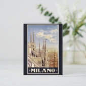 Carte postale vintage Milan Italie (Debout devant)