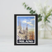 Carte Postale Vintage Milano (Debout devant)