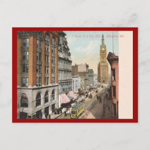 Carte Postale Vintage Milwaukee Wisconsin