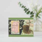 Carte Postale Vintage Mississippi Map Postcard (Debout devant)