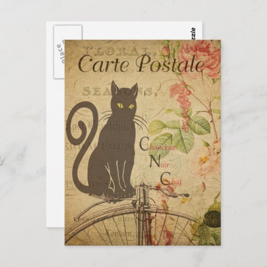 Carte postale Vintage moderne (Devant / Derrière)