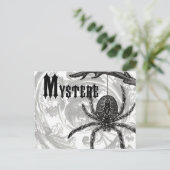 Carte Postale vintage moderne halloween tarantula (Debout devant)