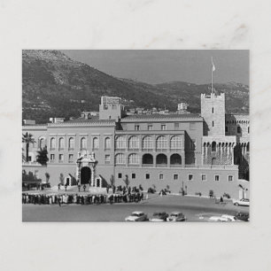 Carte Postale Vintage Monaco Principauté Palais carré