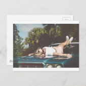 Carte Postale Vintage Monroe inspiré (Devant / Derrière)