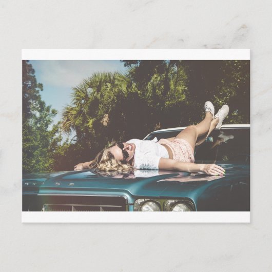 Carte Postale Vintage Monroe inspiré (Devant)