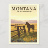 Carte Postale Vintage Montana (Devant)