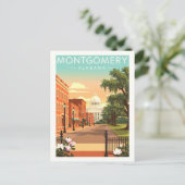 Carte Postale Vintage Montgomery Alabama (Debout devant)