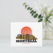 Carte Postale Vintage Montréal Canada Skyline (Debout devant)