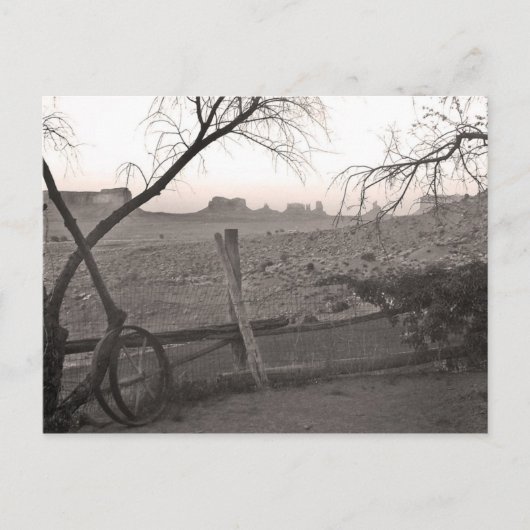 Carte postale vintage Monument Valley Photo (Devant)