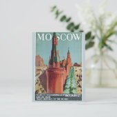 Carte Postale Vintage Moscou URSS Voyage (Debout devant)