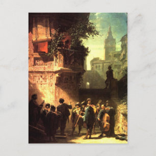 Carte Postale Vintage - Motif Le Serenate