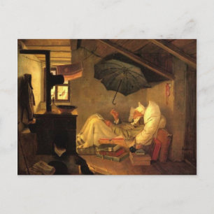 Carte Postale Vintage Motif pour le pauvre poète