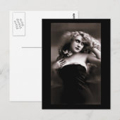 Carte Postale Vintage Muse II (Devant / Derrière)