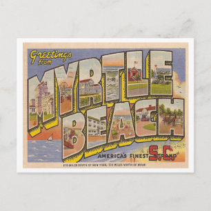Carte Postale Vintage Myrtle Beach