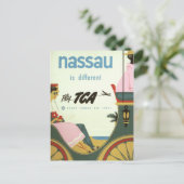 Carte Postale Vintage Nassau Bahamas Travel (Debout devant)