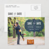 Carte postale vintage Navy Label Photo pour annonc (Devant / Derrière)