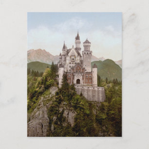 Carte Postale Vintage Neuschwanstein Bayern