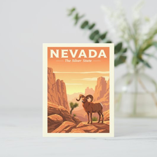 Carte Postale Vintage Nevada (Debout devant)