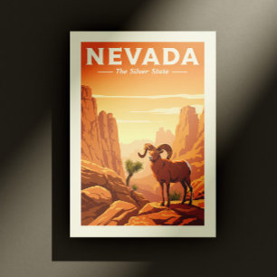 Carte Postale Vintage Nevada