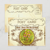 Carte postale vintage Nevada State Flower (Devant / Derrière)