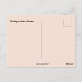 Carte Postale Vintage New Mexico Map (Dos)