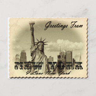Carte postale vintage New York
