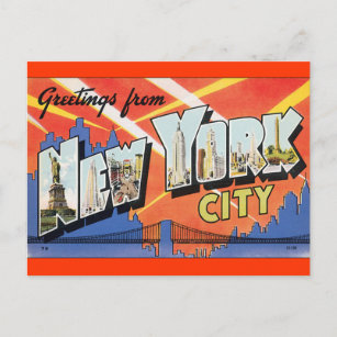 Carte postale vintage New York