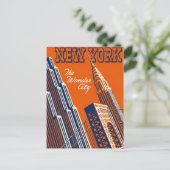 Carte Postale Vintage New York City, USA - (Debout devant)