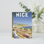Carte Postale Vintage Nice, France - (Debout devant)