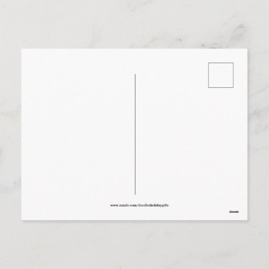 Carte postale Vintage Noël (Dos)