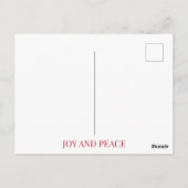 CARTE POSTALE VINTAGE NOËL (Dos)