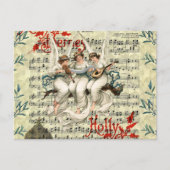 CARTE POSTALE VINTAGE NOËL (Devant)