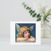 CARTE POSTALE : VINTAGE NOËL ANGEL/CHERUB (Debout devant)