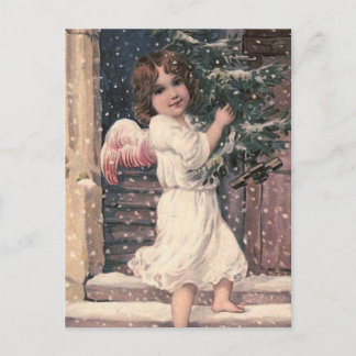 Carte postale Vintage Noël "Angel Delivery"
