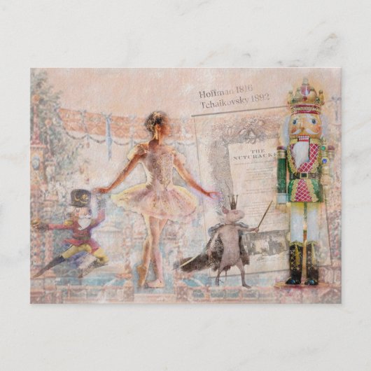 Carte postale Vintage Noël "The Nutcracker" (Devant)