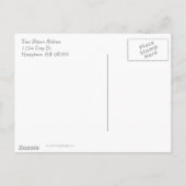 Carte Postale Vintage noir  de Damas Merci (Dos)