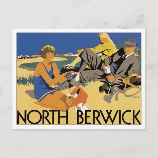 Carte Postale Vintage North Berwick (Devant)