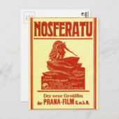 Carte postale vintage Nosferatu (Devant / Derrière)