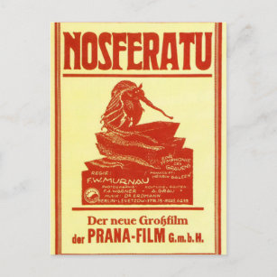 Carte postale vintage Nosferatu