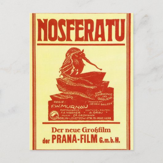 Carte postale vintage Nosferatu (Devant)