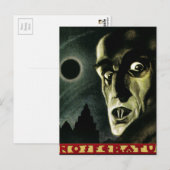 Carte postale vintage Nosferatu Art (Devant / Derrière)