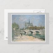 Carte Postale Vintage Notre-Dame de Paris (Devant / Derrière)