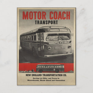 Carte postale Vintage Nouvelle-Angleterre