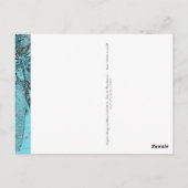 Carte Postale Vintage Ocean Map Collage photo turquoise (Dos)