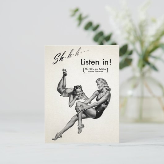 Carte Postale vintage Odd Advertisement (Debout devant)