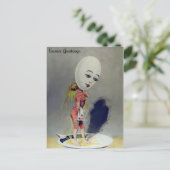 Carte postale vintage Odd Oeuf Lady (Debout devant)