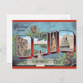 Carte Postale Vintage Ohio (Devant / Derrière)