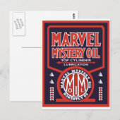 Carte Postale Vintage Oil (Devant / Derrière)