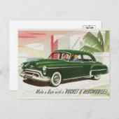 Carte postale vintage Oldsmobile (Devant / Derrière)